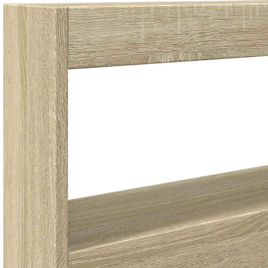 Armoire tête de lit avec LED chêne sonoma 100x17x102 cm - 9