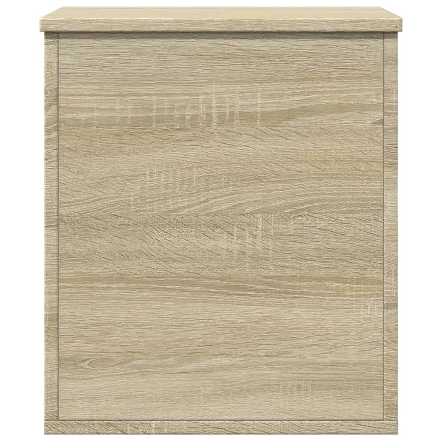 Boîte de rangement chêne sonoma 40x42x46 cm bois d'ingénierie - 4