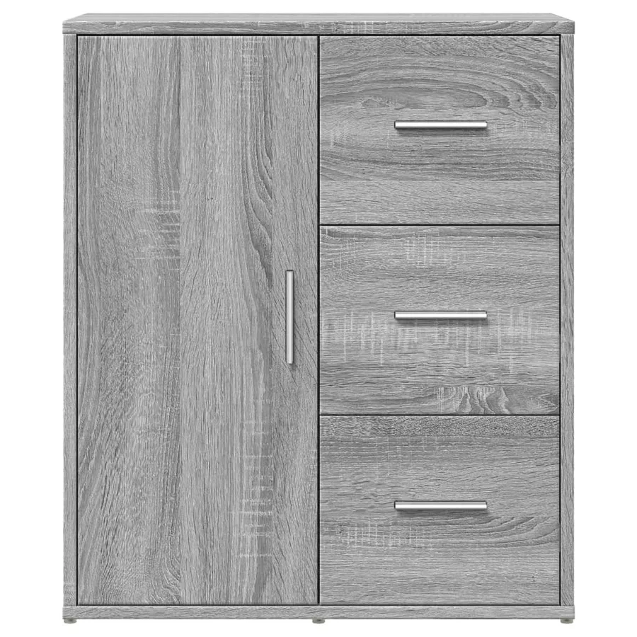 Buffets 2 pcs sonoma gris 60x31x70 cm bois d'ingénierie - 5