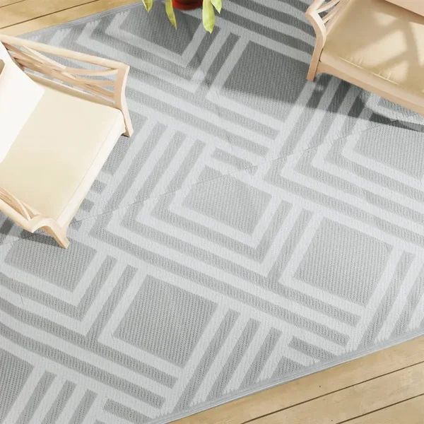 Tapis d'extérieur ARAKIL Gris 190x290 cm PP