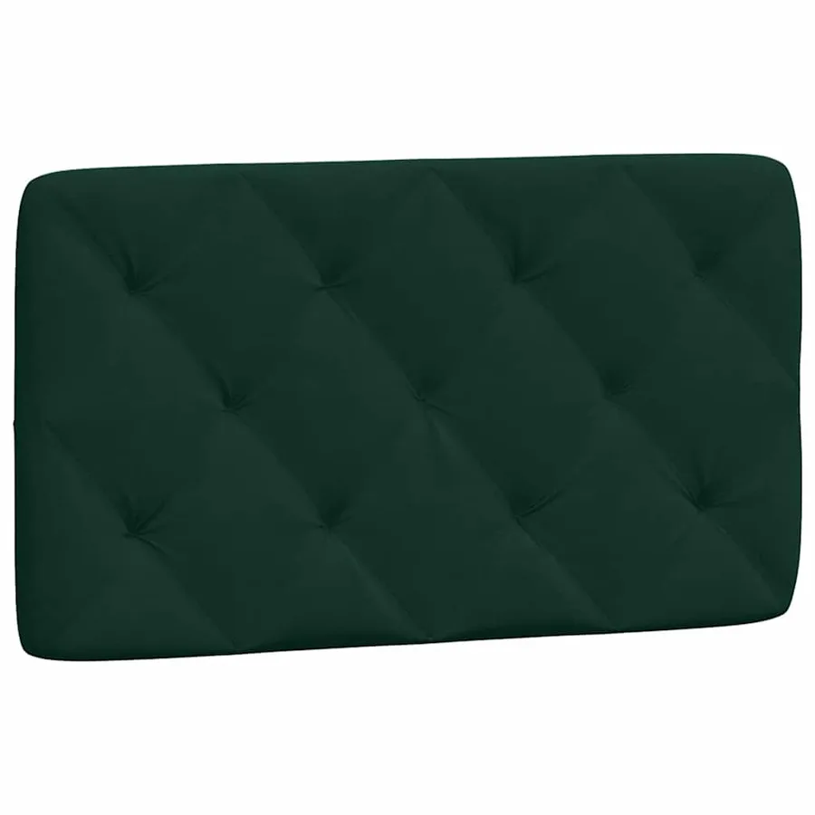 Cadre de lit avec LED sans matelas vert foncé 80x200 cm velours - 9