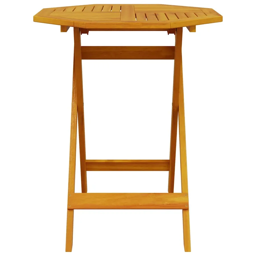 Table pliable de jardin Ø70x75 cm bois d'acacia massif - 4