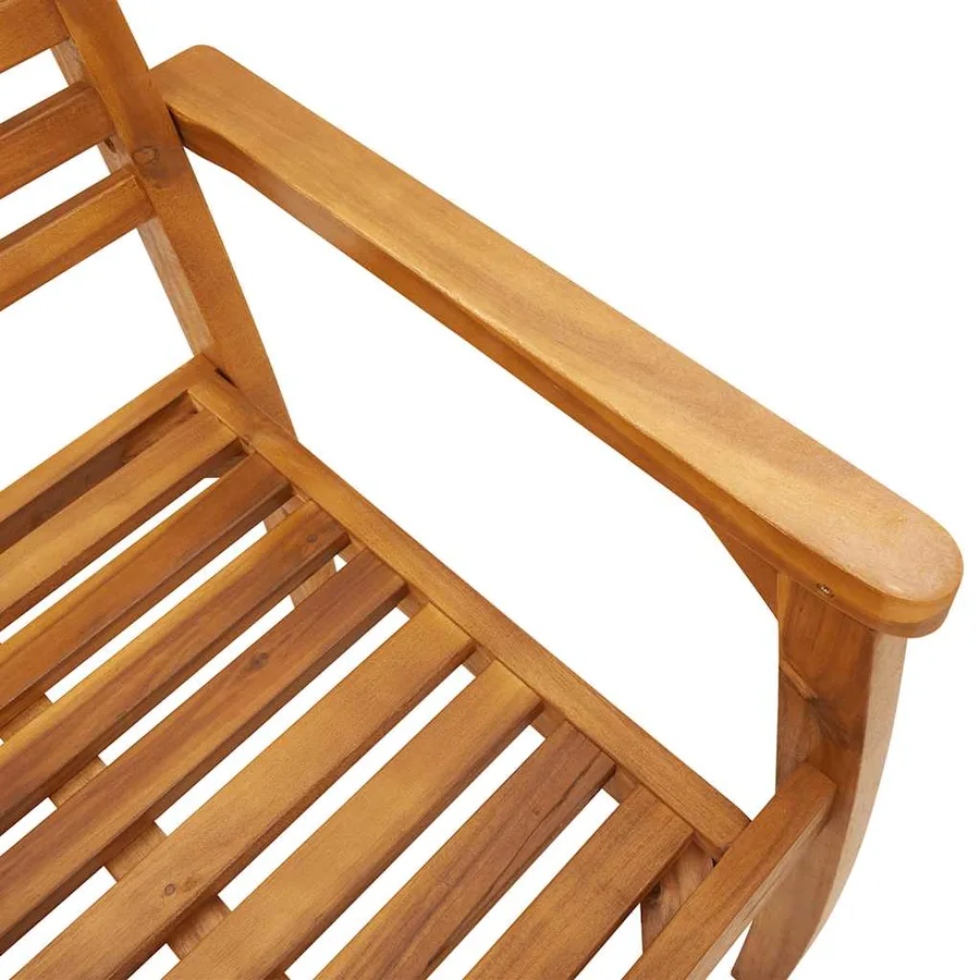 Chaises de jardin lot de 6 59x55x85 bois massif d'acacia - 8
