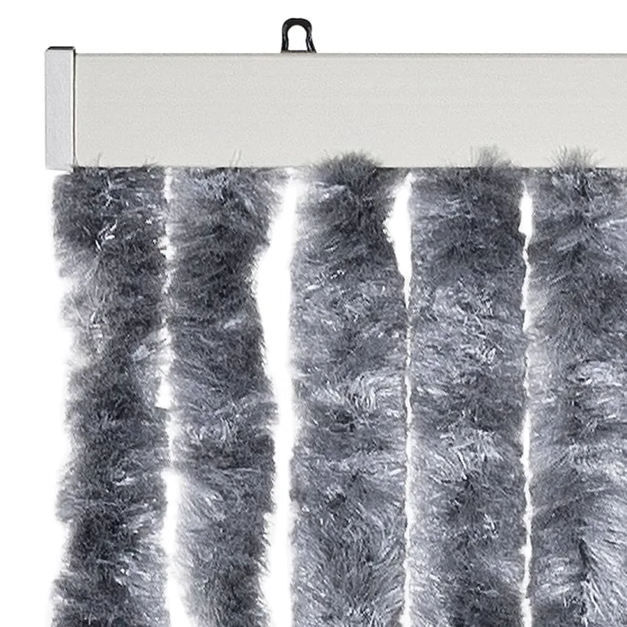 Moustiquaire argenté 118x220 cm chenille - 4