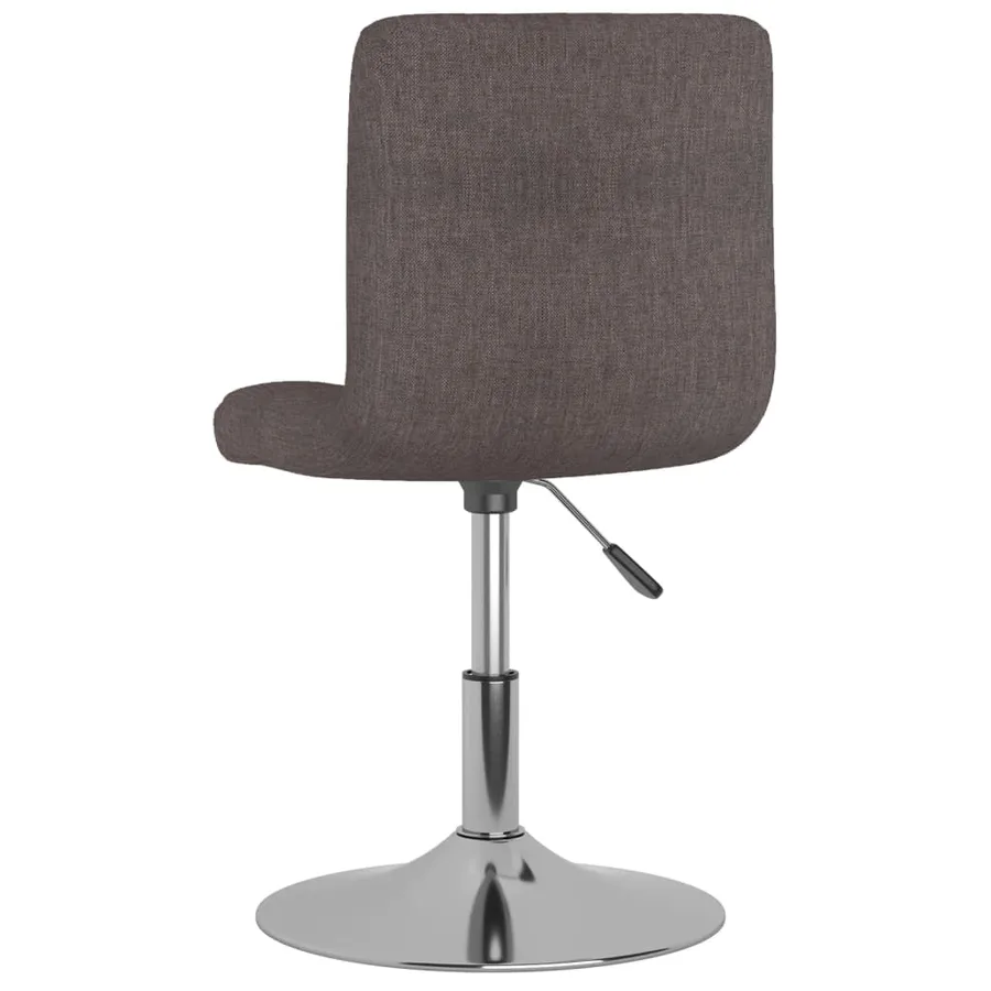 Chaises pivotantes à manger lot de 6 taupe tissu - 4