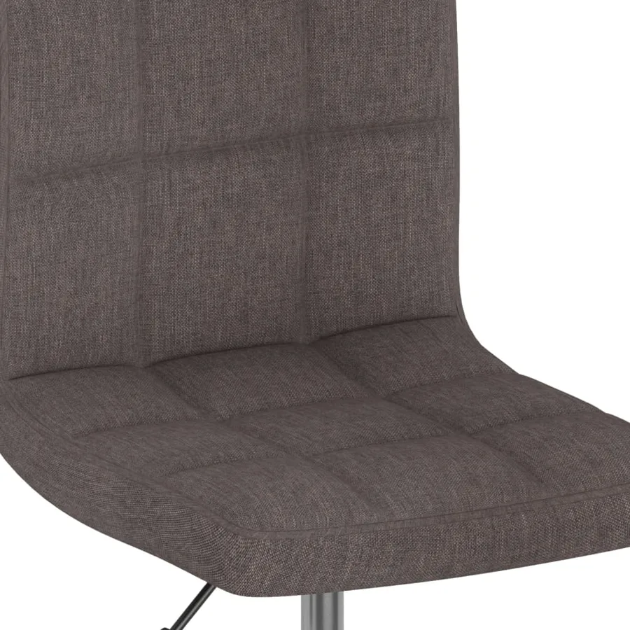 Chaises pivotantes à manger lot de 6 taupe tissu - 7