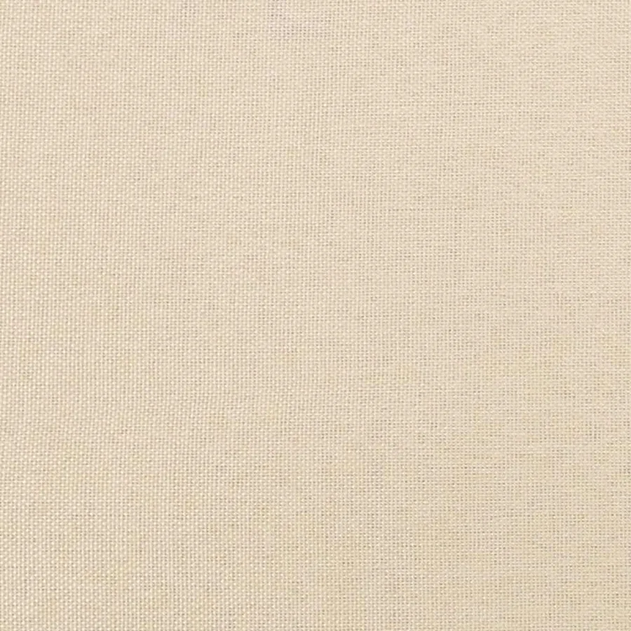 Sommier à lattes de lit avec matelas crème 120x190 cm tissu - 9