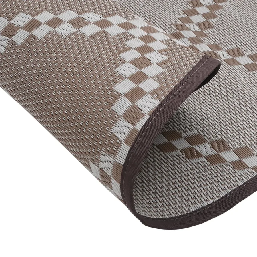 Tapis d'extérieur ARAKIL marron Ø200 cm PP - 4