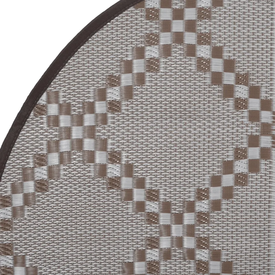 Tapis d'extérieur ARAKIL marron Ø200 cm PP - 5