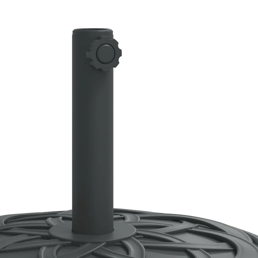 Base de parasol avec roues pour mâts Ø38 / 48 mm 27 kg rond - 7