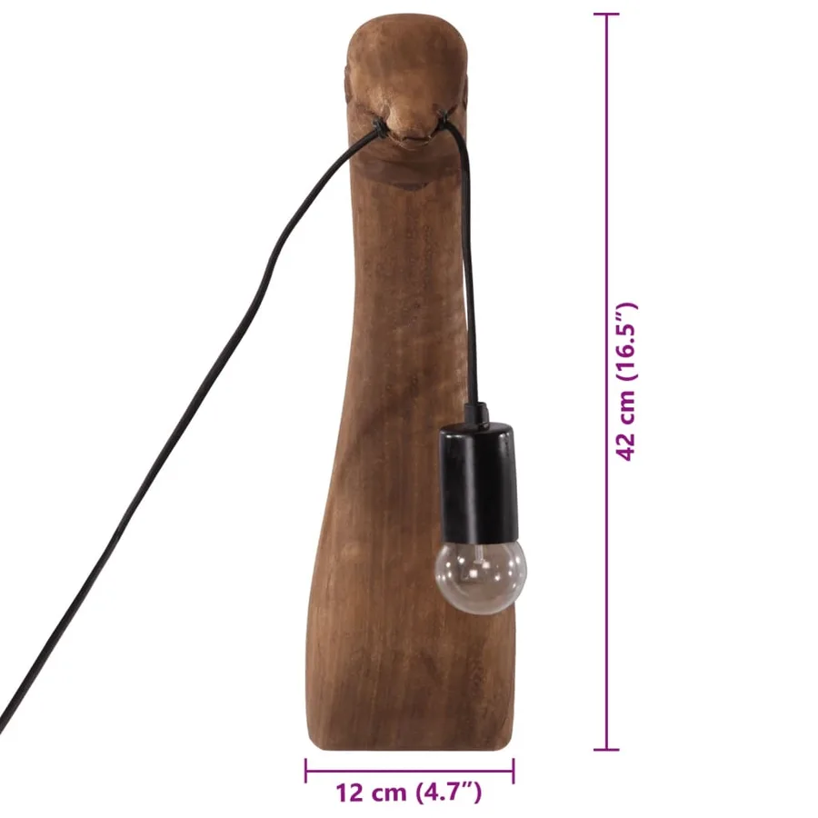 Lampe murale en forme d'animal 25 W 12x12x42 cm E27 - 10