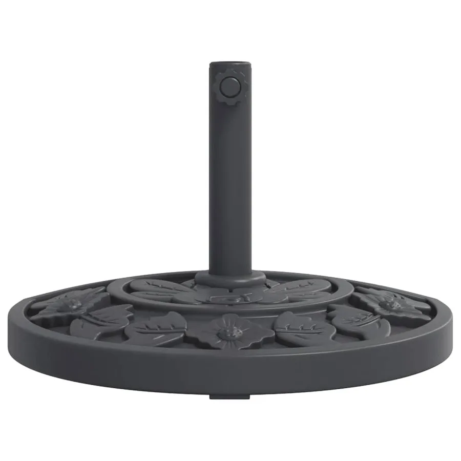 Base de parasol pour mâts Ø38 / 48 mm 9 kg demi-rond - 4