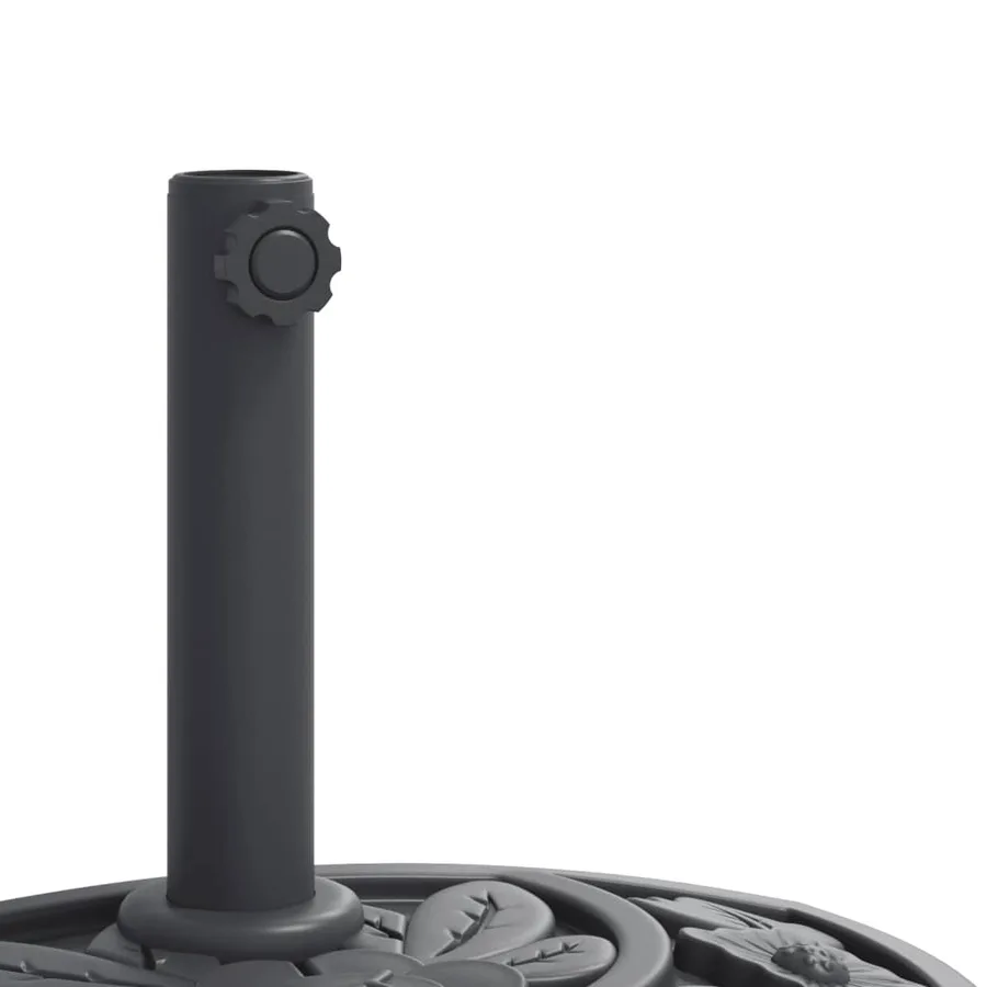 Base de parasol pour mâts Ø38 / 48 mm 9 kg demi-rond - 7