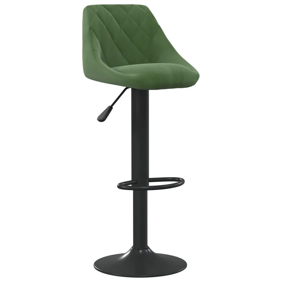Tabouret de bar Vert foncé Velours - 2
