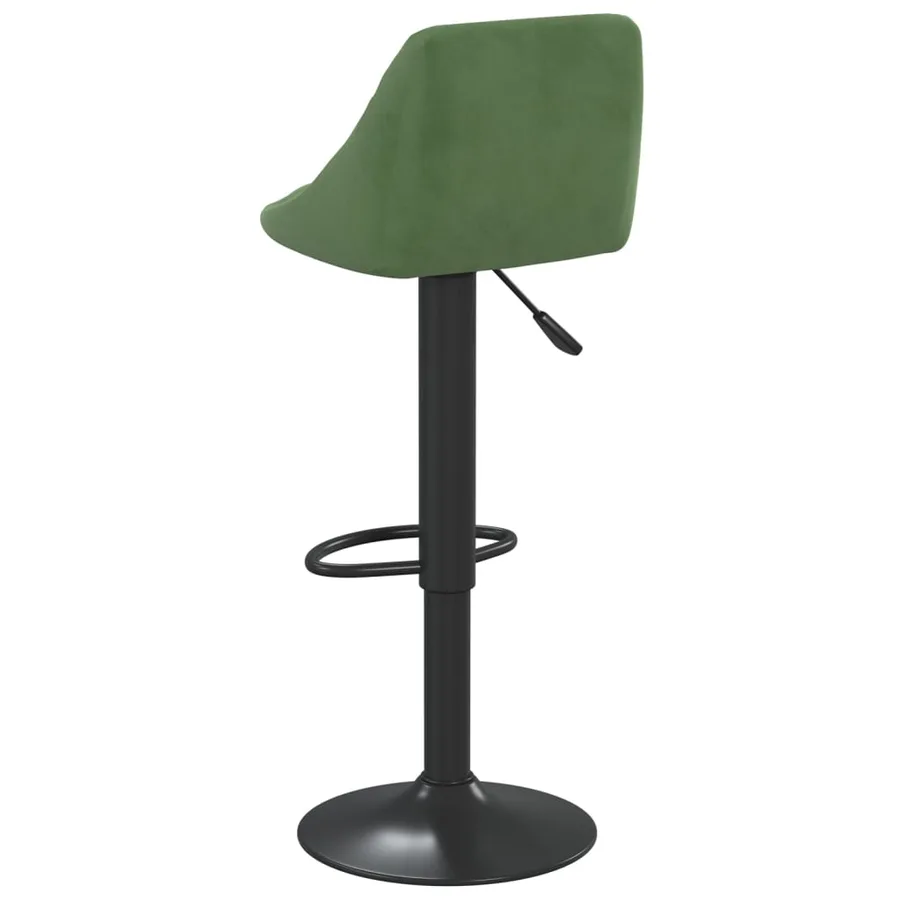 Tabouret de bar Vert foncé Velours - 5