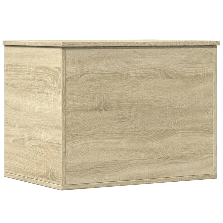 Boîte de rangement chêne sonoma 60x42x46 cm bois d'ingénierie - 2