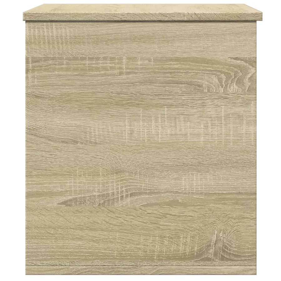 Boîte de rangement chêne sonoma 60x42x46 cm bois d'ingénierie - 5