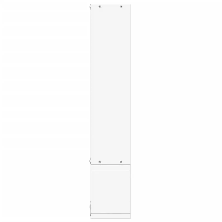 Étagère murale blanc 96x12x64 cm bois d’ingénierie - 7