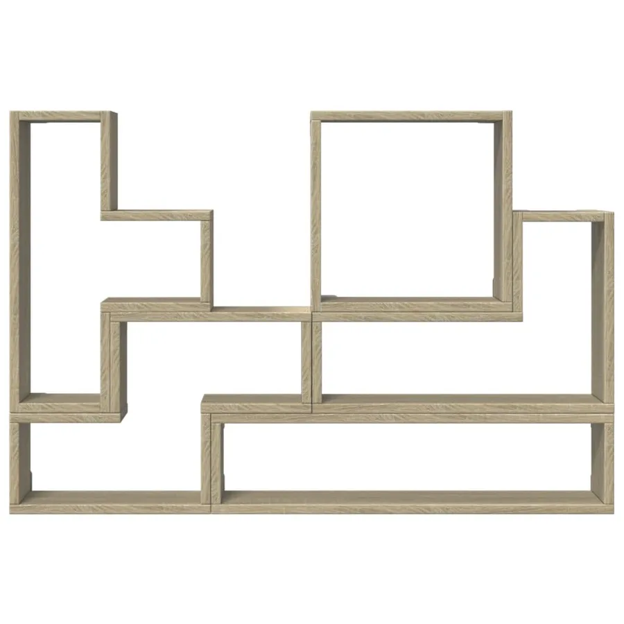 Étagère murale chêne sonoma 96x12x64 cm bois d’ingénierie - 5