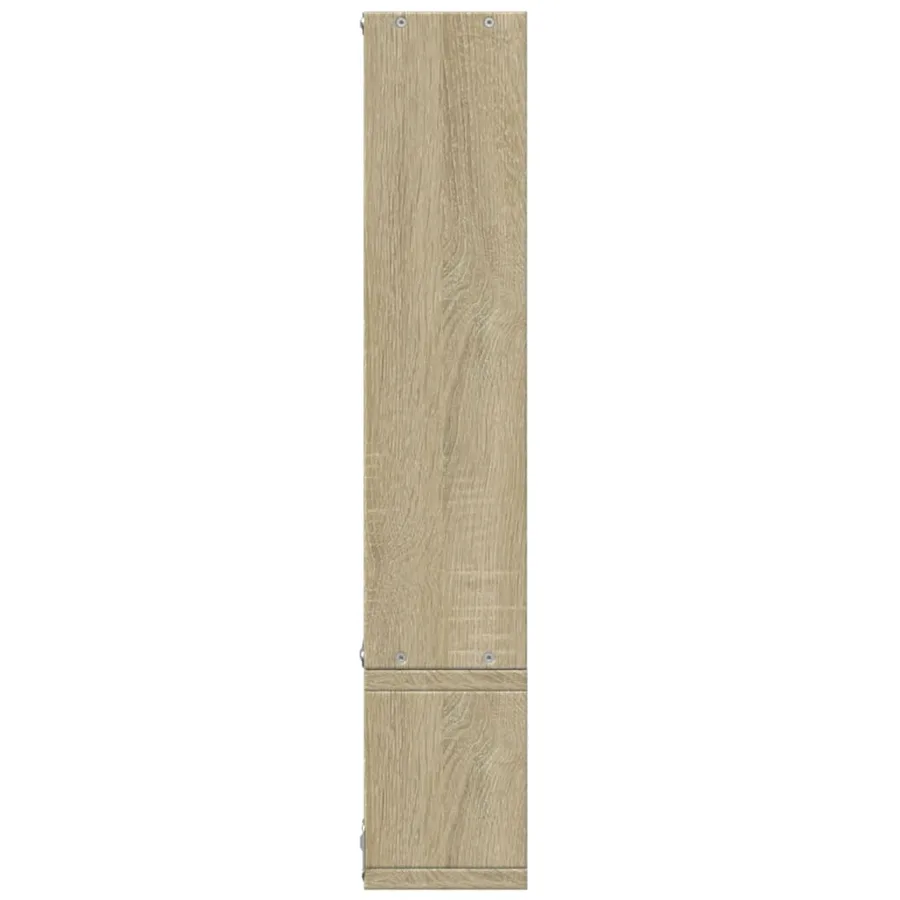 Étagère murale chêne sonoma 96x12x64 cm bois d’ingénierie - 7
