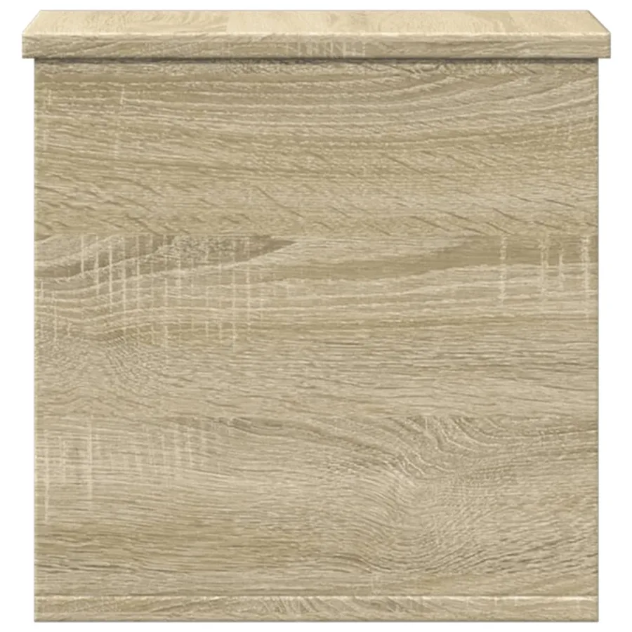 Boîte de rangement chêne sonoma 30x35x35 cm bois d'ingénierie - 5