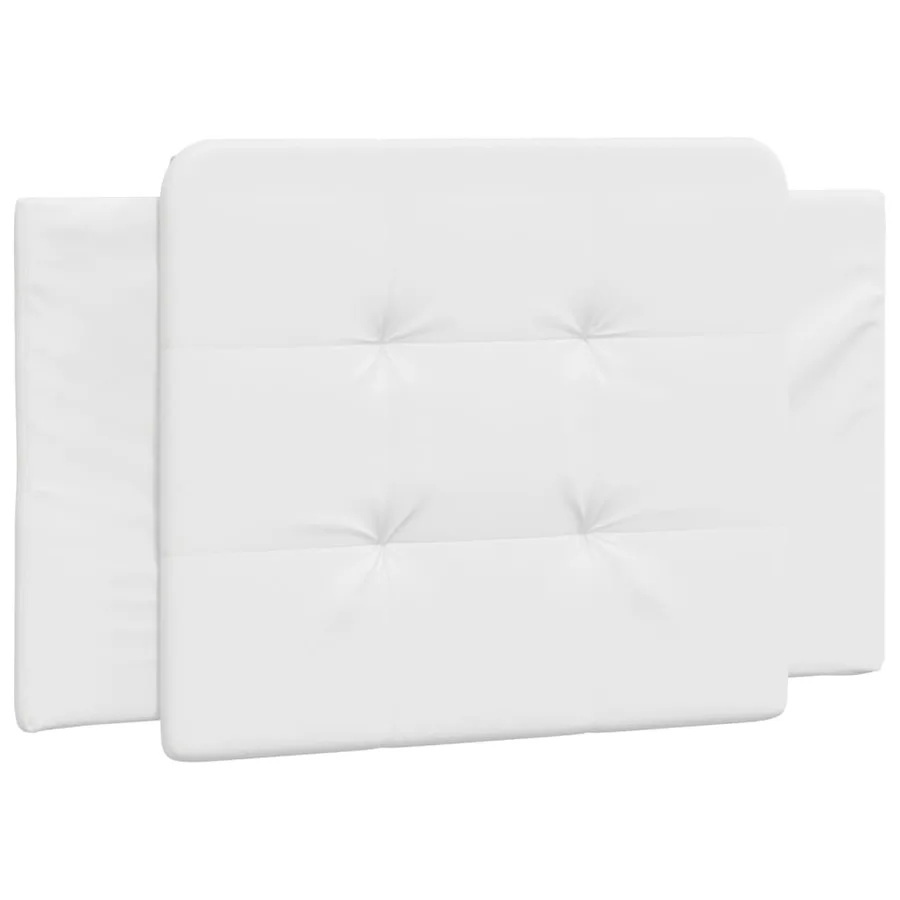 Coussin de tête de lit Zadar blanc 90 cm similicuir - 2