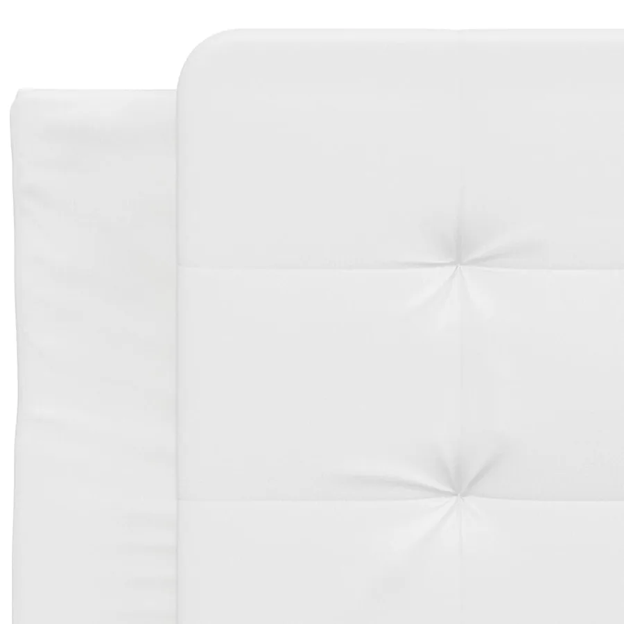 Coussin de tête de lit Zadar blanc 90 cm similicuir - 7