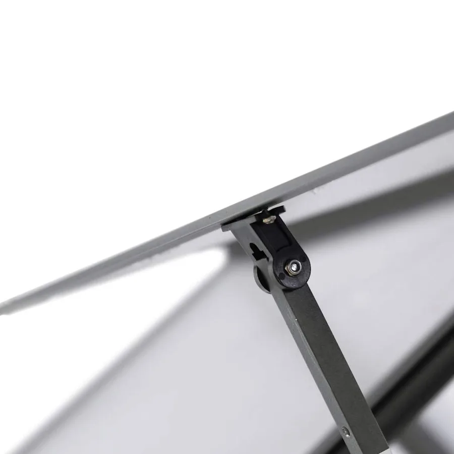Serre avec cadre de base anthracite 224x169x202 cm aluminium - 8
