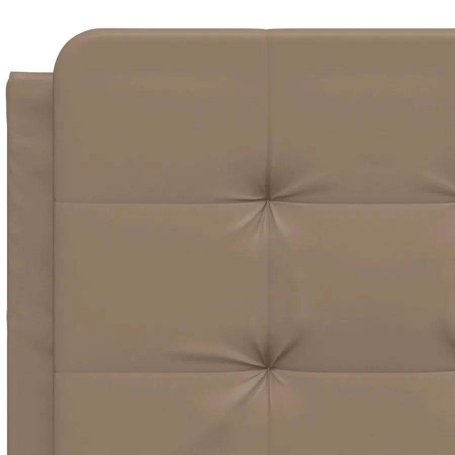 Cadre de lit avec LED sans matelas Zadar cappuccino 140x200 cm - 11