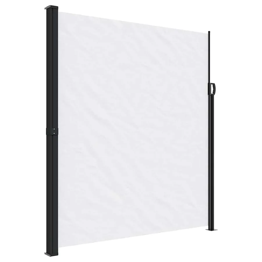 Auvent latéral rétractable blanc 220x500 cm - 2
