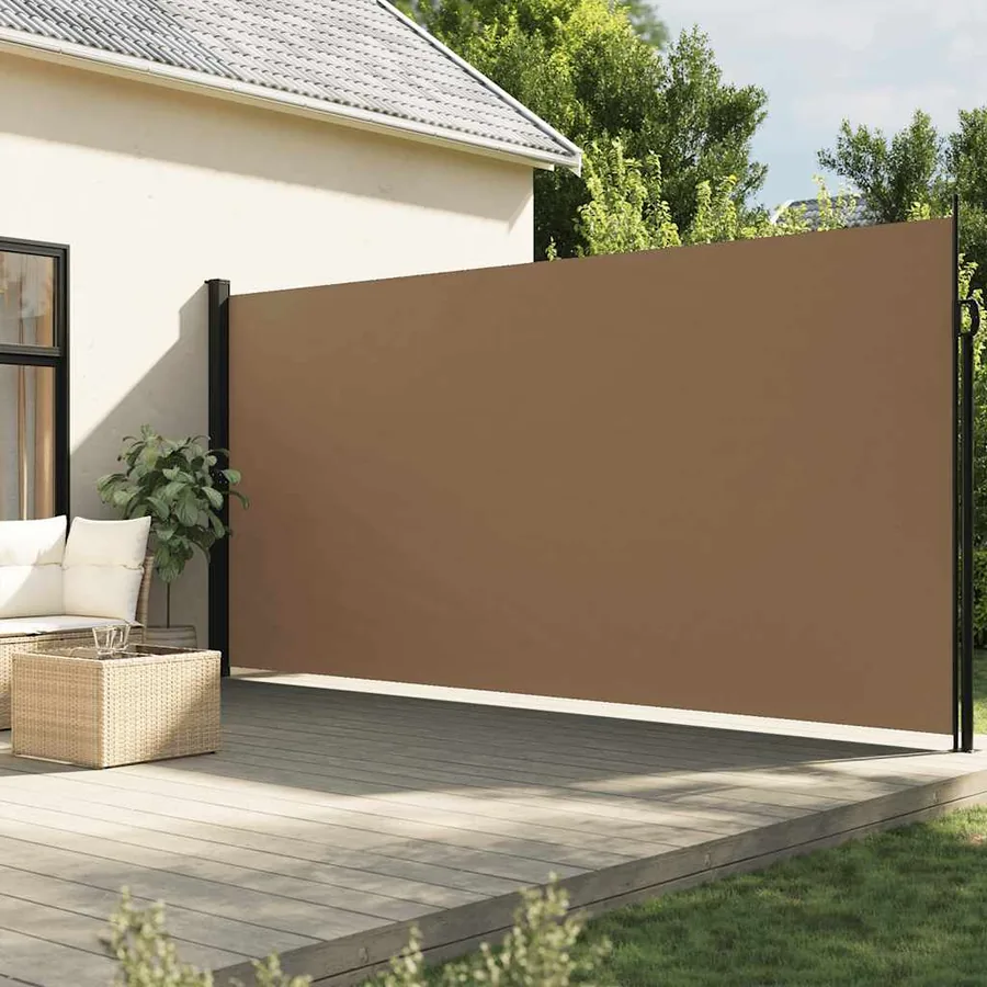 Auvent latéral rétractable taupe 220x300 cm