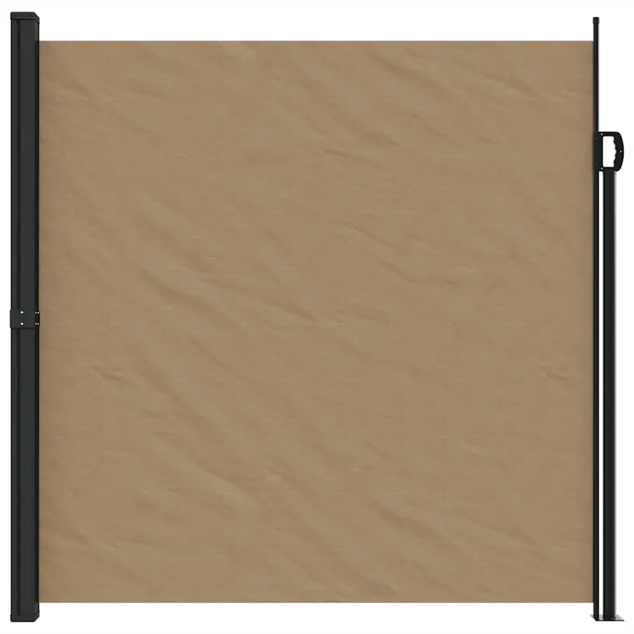 Auvent latéral rétractable taupe 200x600 cm - 3