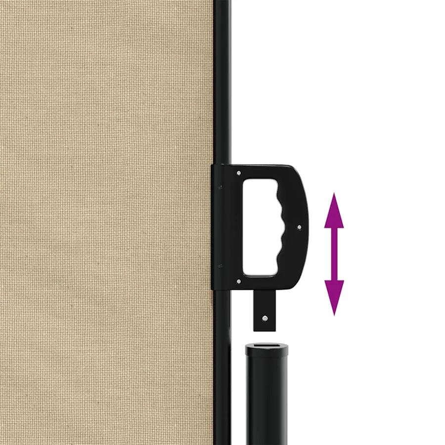 Auvent latéral rétractable beige 180x300 cm - 6