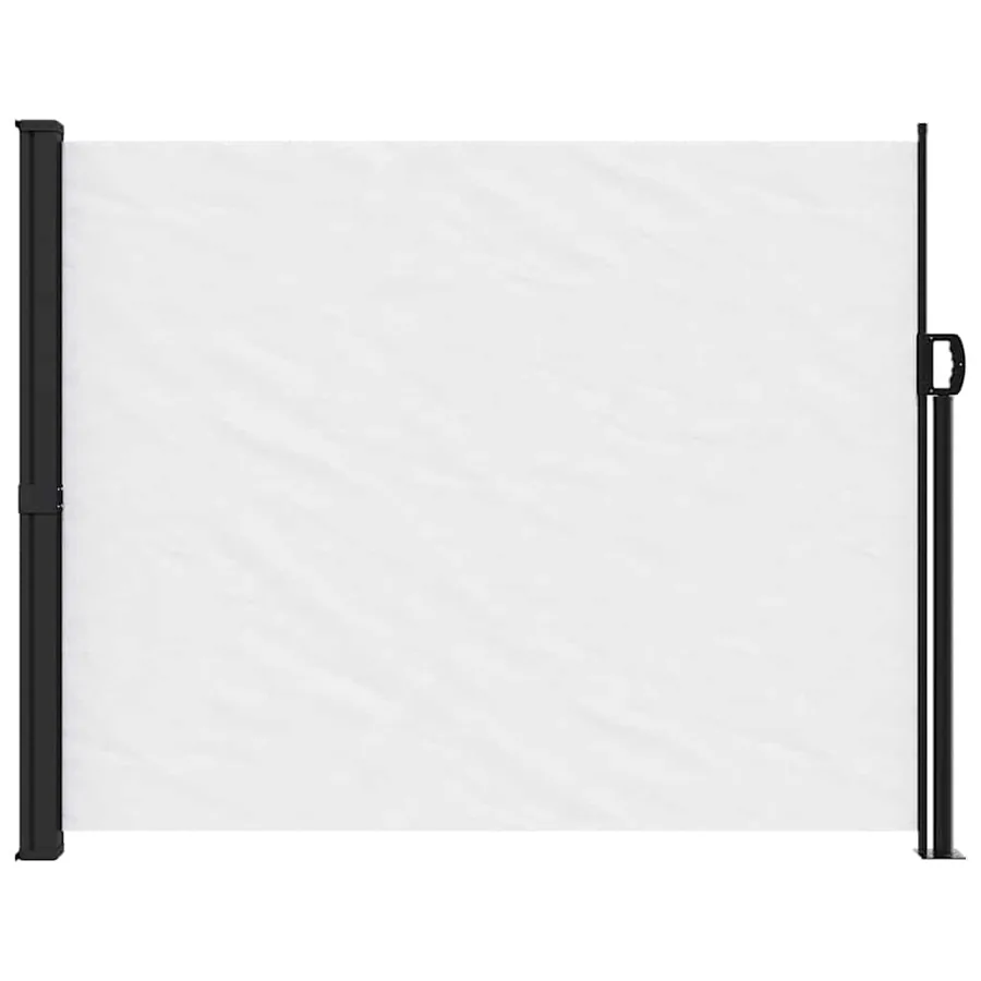 Auvent latéral rétractable blanc 160x500 cm - 3
