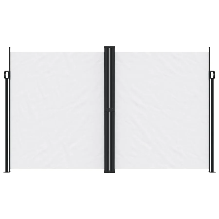 Auvent latéral rétractable blanc 200x1000 cm - 3