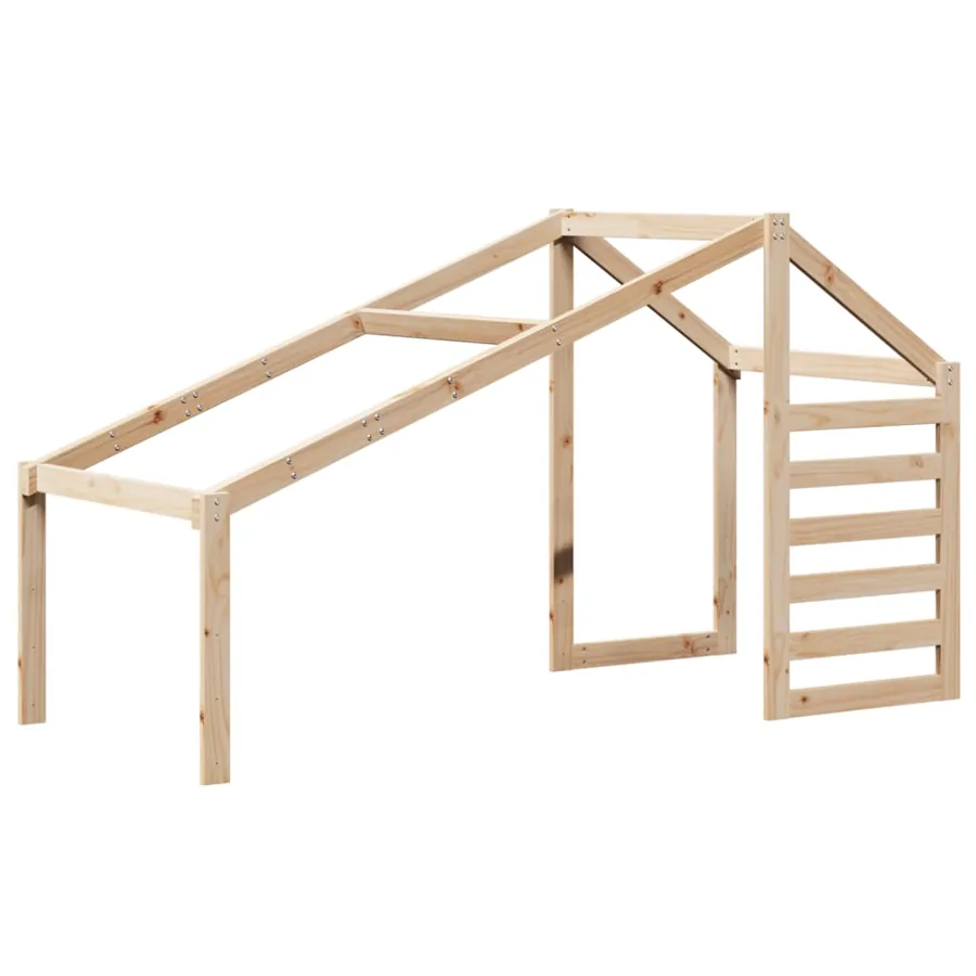Lit superposé sans matelas 80x200 cm bois de pin massif - 8