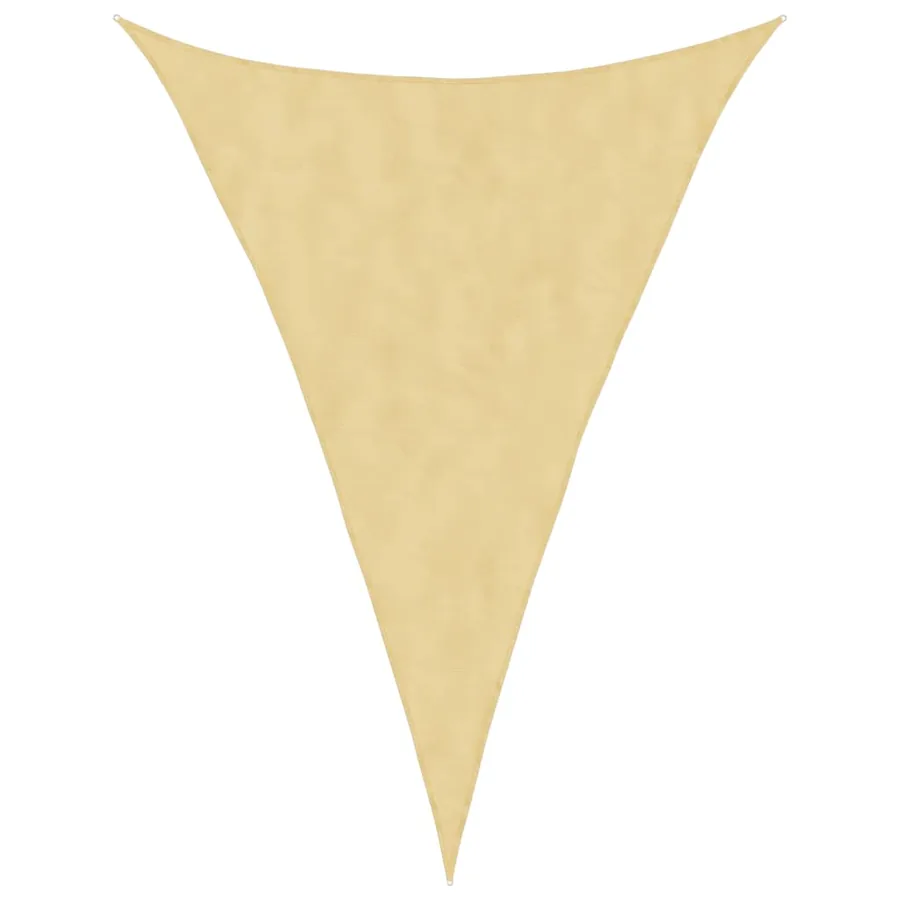 Voile d'ombrage sable 5x7x7 m 100 % polyester oxford - 2