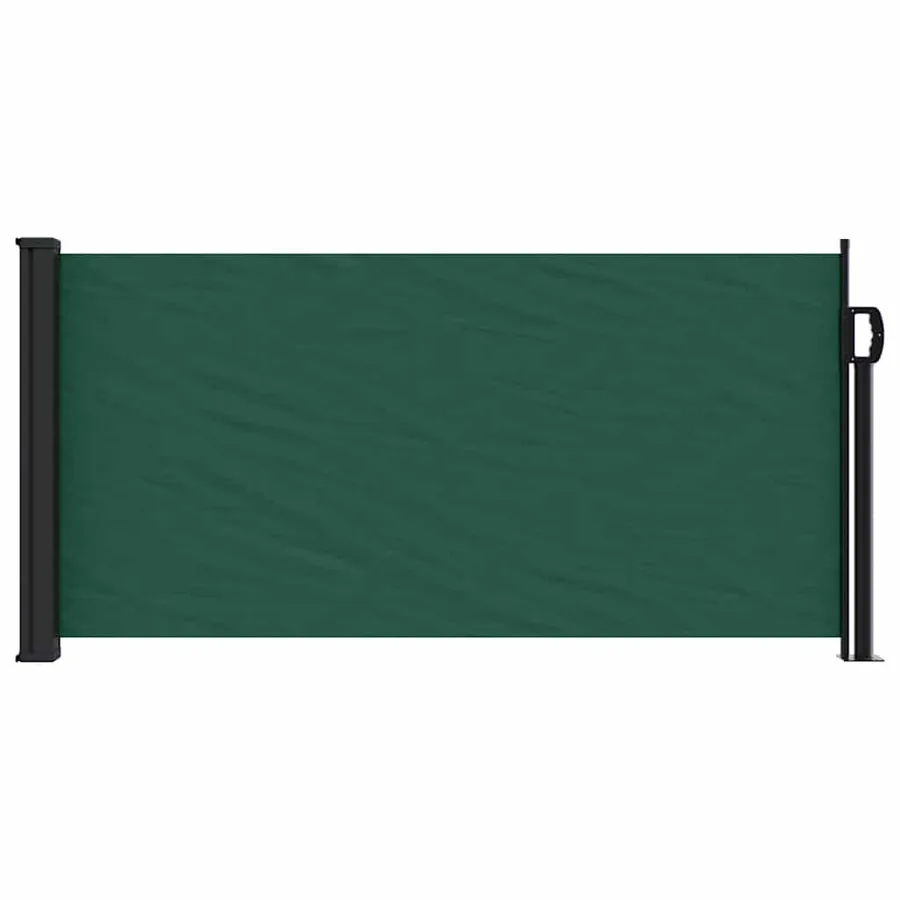 Auvent latéral rétractable vert foncé 100x300 cm - 3