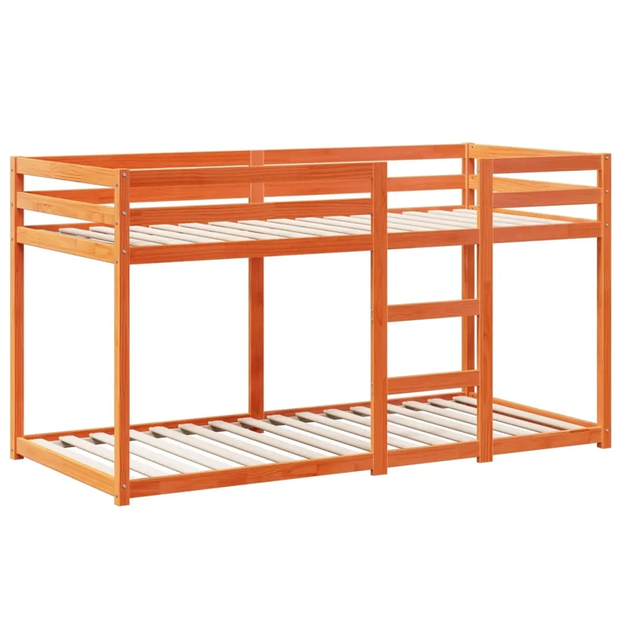Lit superposé sans matelas cire marron 90x190 cm pin massif - 7