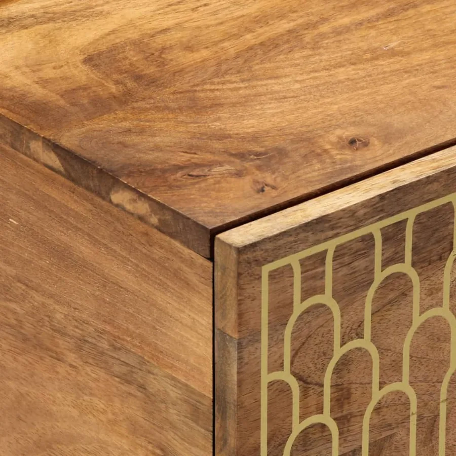 Table basse 80x50x40 cm bois de manguier massif - 8
