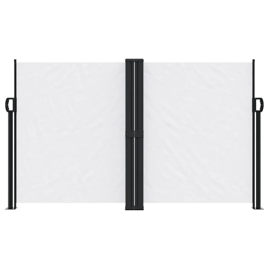 Auvent latéral rétractable blanc 140x600 cm - 3