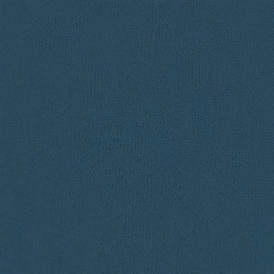 Repose-pied bleu 77x55x31 cm velours - 7