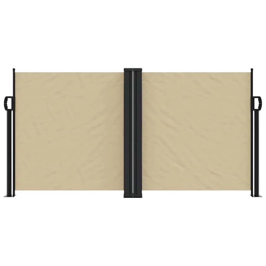 Auvent latéral rétractable beige 120x600 cm - 3