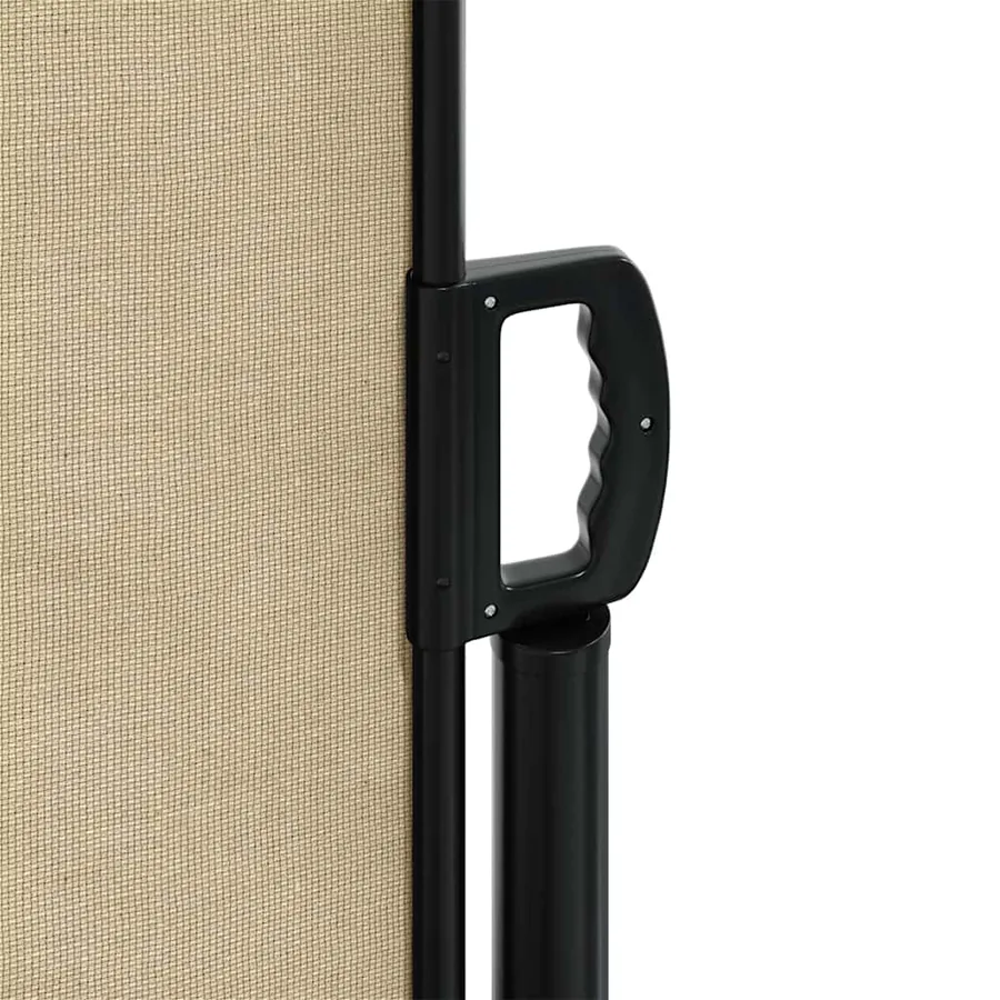 Auvent latéral rétractable beige 120x600 cm - 8