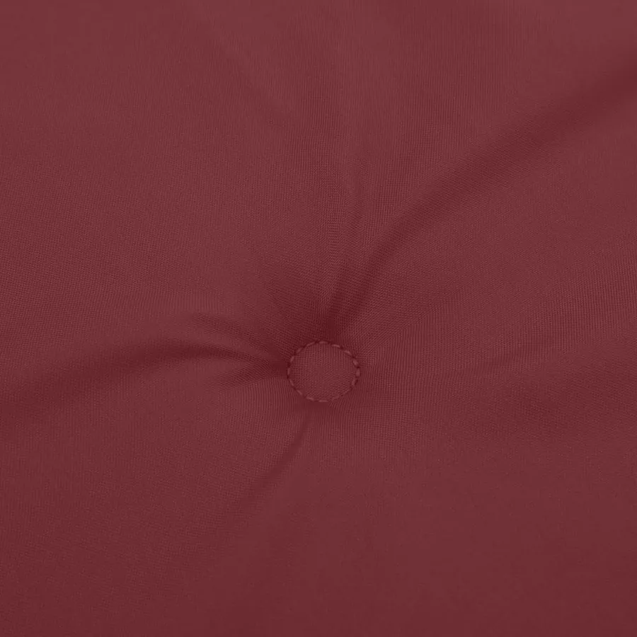 Coussins de chaise dossier haut lot de 6 rouge bordeaux mélangé - 8