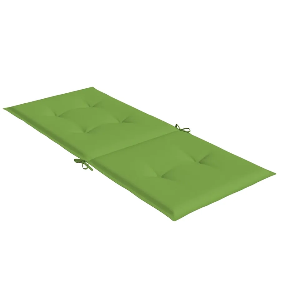 Coussins de chaise à dossier haut lot de 6 vert mélangé tissu - 6