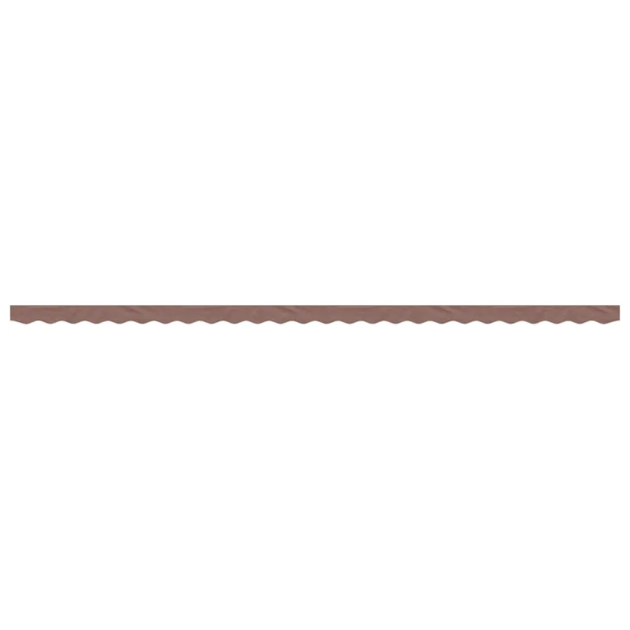 Tissu de remplacement de cantonnière d’auvent rayure marron 6 m - 3