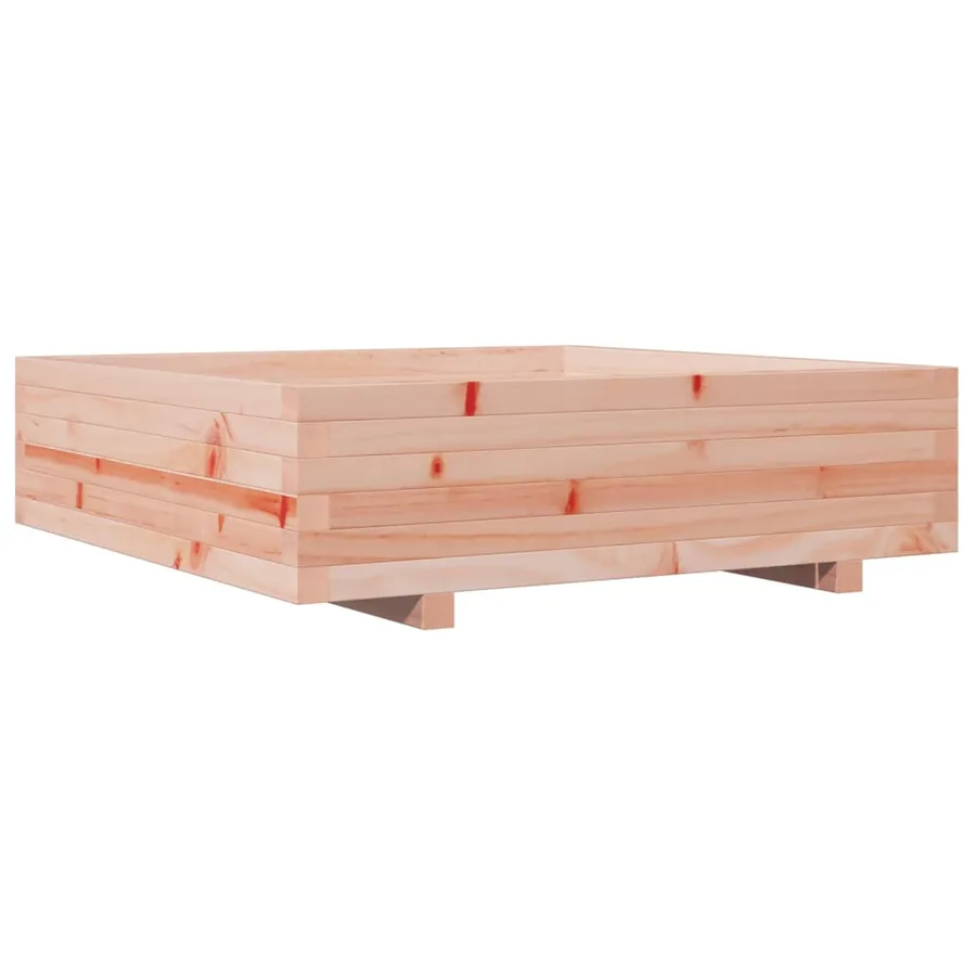 Jardinière 90x90x26,5 cm bois massif douglas - 7