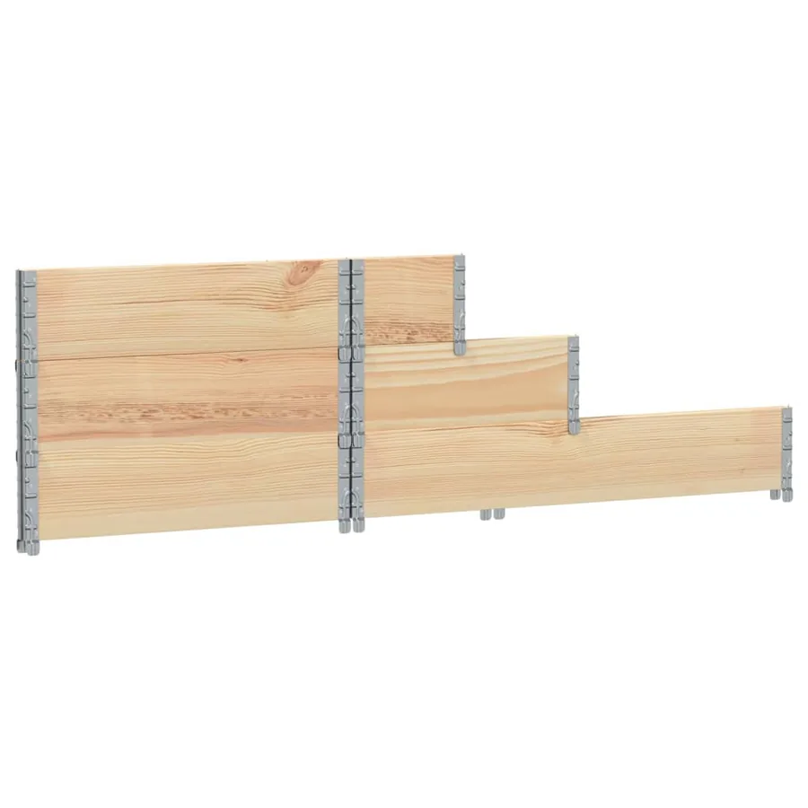 Lit surélevé à 3 niveaux 120x80 cm bois de pin massif - 6