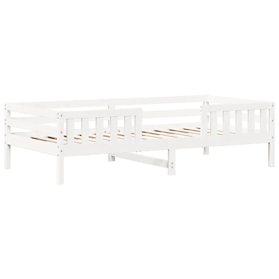 Ensemble de lit et de banc avec toit sans matelas 80x200 cm - 7